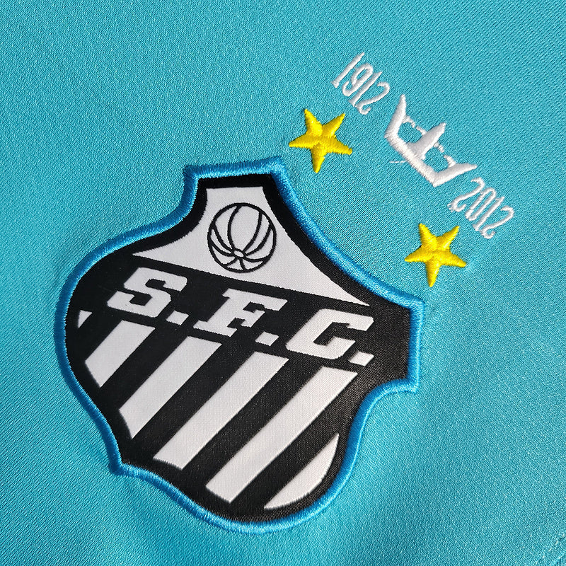 Camisa Santos Retrô 2012/13 Third Nike Masculina - Azul