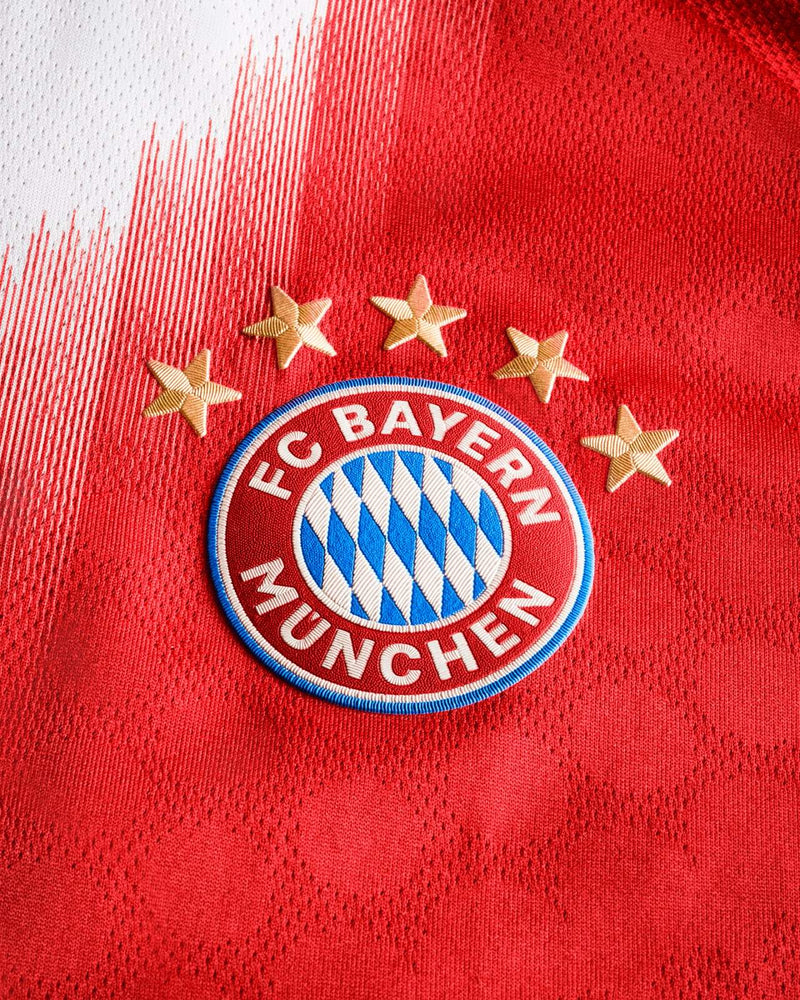 Camisa Bayern de Munique Home 25/26 Adidas Masculina - Branca e Vermelha