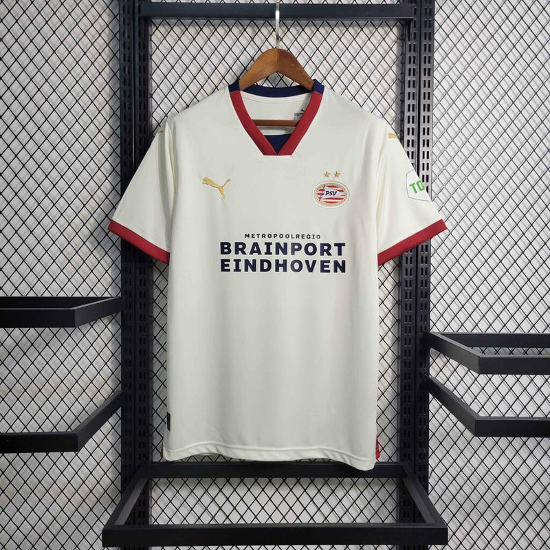 Camisa PSV Away 24/25 Puma Torcedor Masculino - Branco