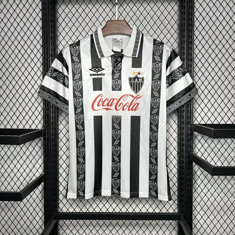 Camisa Atlético Mineiro Retrô 1995 Preta e Branca - Umbro
