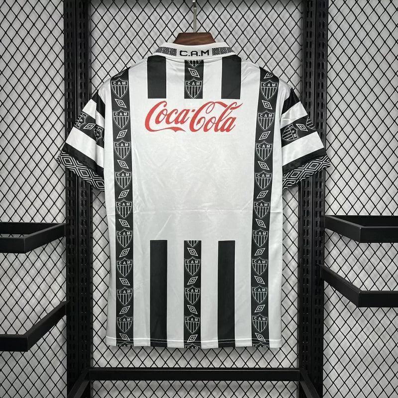 Camisa Atlético Mineiro Retrô 1995 Preta e Branca - Umbro