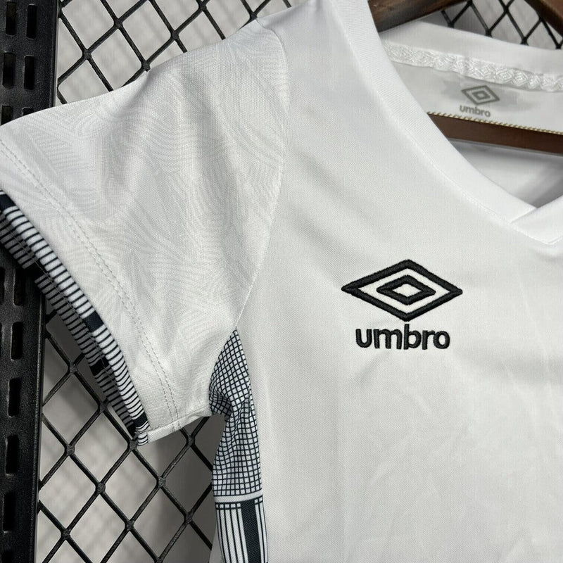 Camisa Santos Home 24/25 Umbro Torcedor Feminina - Branca