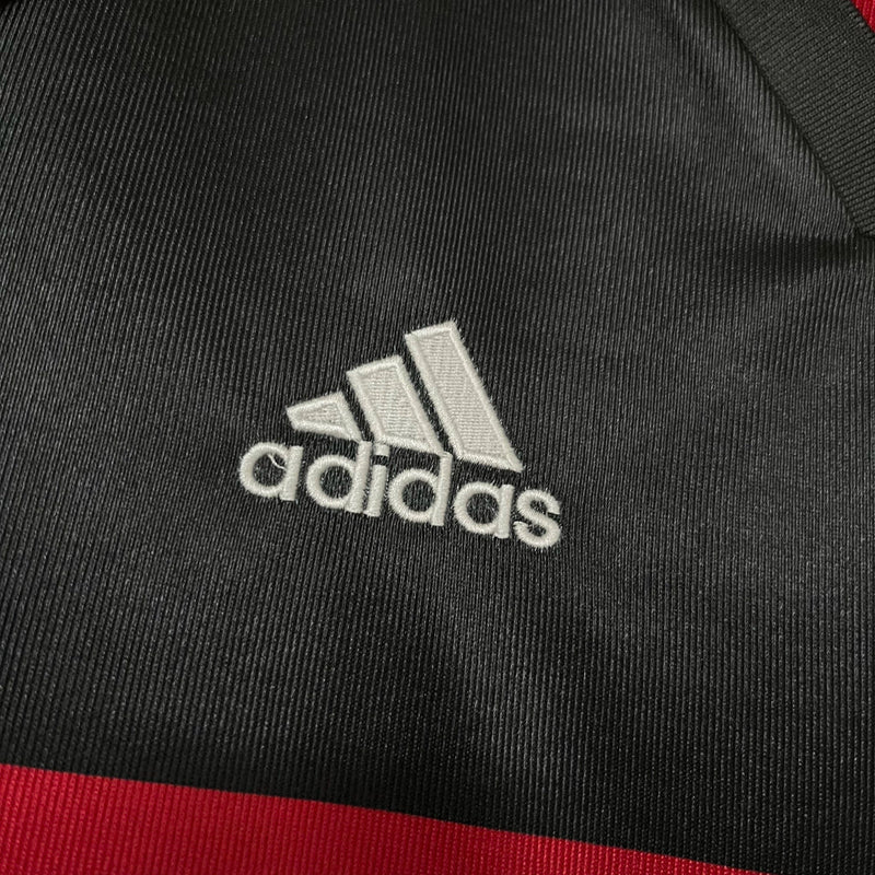 Camisa AC Milan 98/99 Adidas Torcedor - Preta e Vermelha