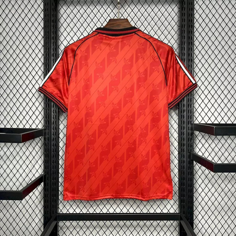 Camisa Flamengo 24/25 Lifestyle Adidas Feminina Torcedor - Vermelha
