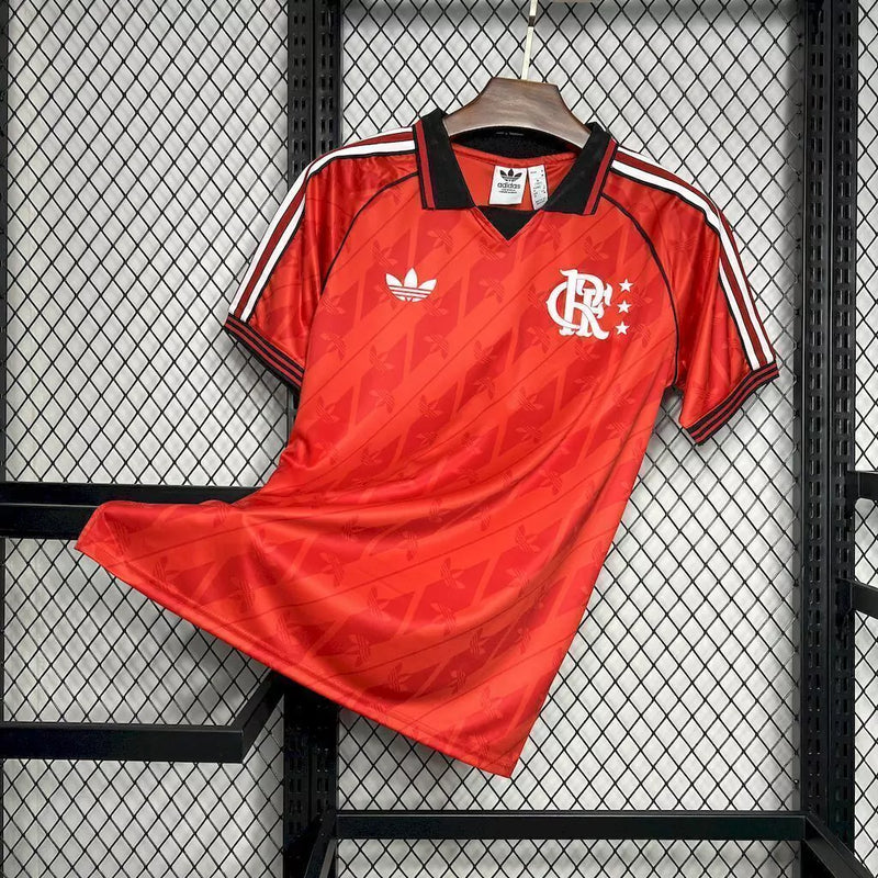 Camisa Flamengo 24/25 Lifestyle Adidas Feminina Torcedor - Vermelha
