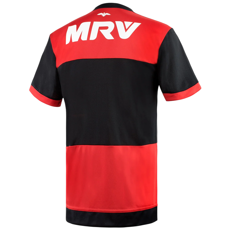 Camisa Flamengo Home 17/18 s/n° Torcedor Adidas Masculina - Vermelha e Preta