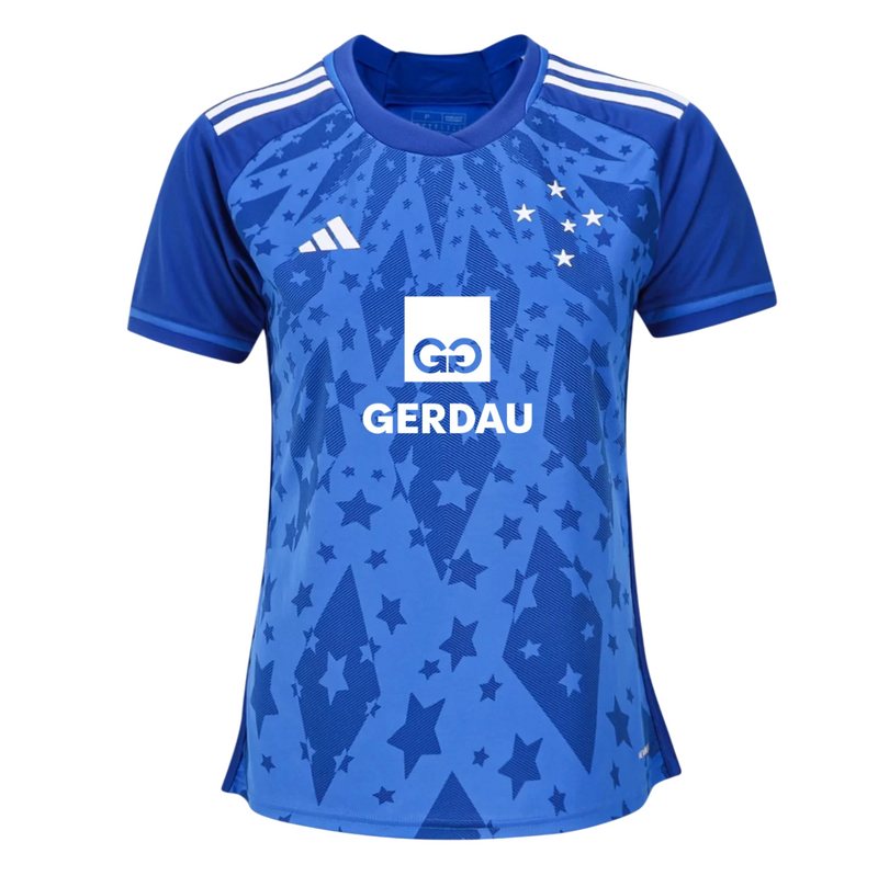Camisa Cruzeiro 24/25 Home Adidas Feminina Torcedor - Azul