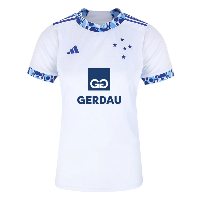 Camisa Cruzeiro 24/25 Away Adidas Feminina Torcedor - Branca