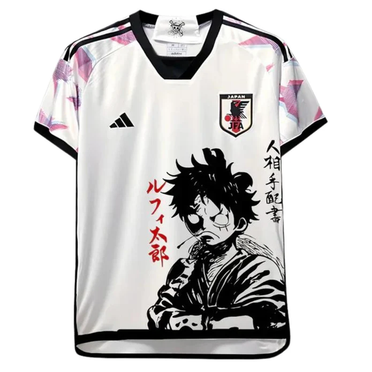 Camisa Japão "Luffy" Ed. Especial 24/25 s/n° Adidas Masculina - Branca e Preta