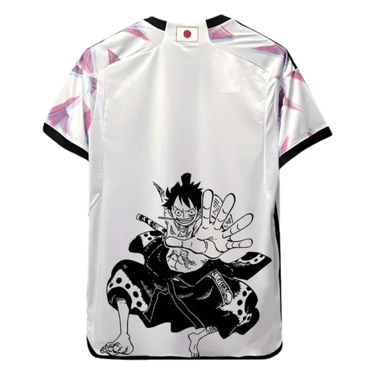 Camisa Japão "Luffy" Ed. Especial 24/25 s/n° Adidas Masculina - Branca e Preta