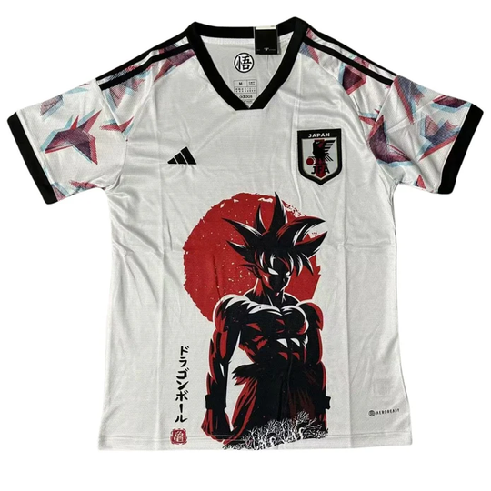 Camisa Japão "Goku" Ed. Especial 24/25 s/n° Adidas Masculina - Branca e Preta (Copy)