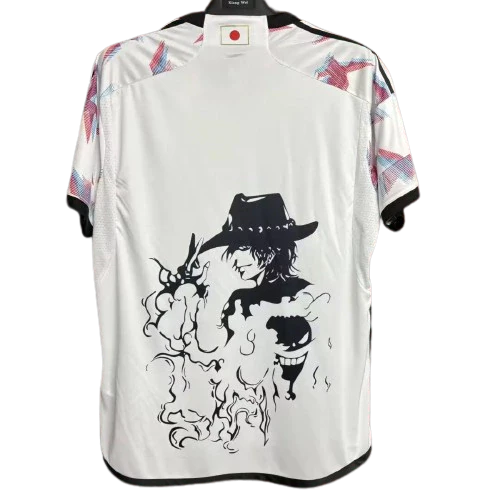 Camisa Japão "Ace" Ed. Especial 24/25 s/n° Adidas Masculina - Branca e Preta