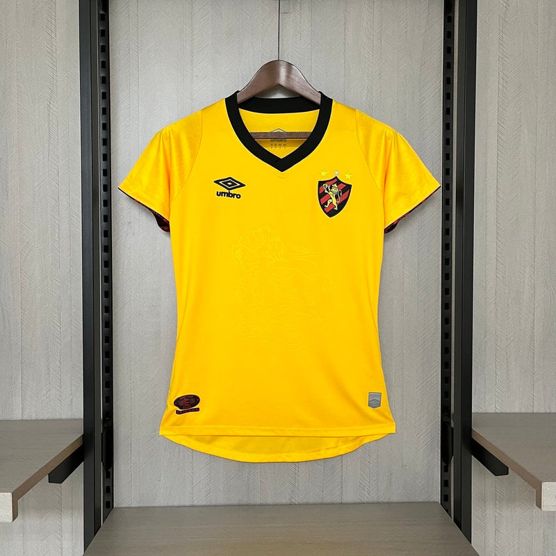 Camisa Santos Away 24/25 Umbro Torcedor Feminina - Amarelo