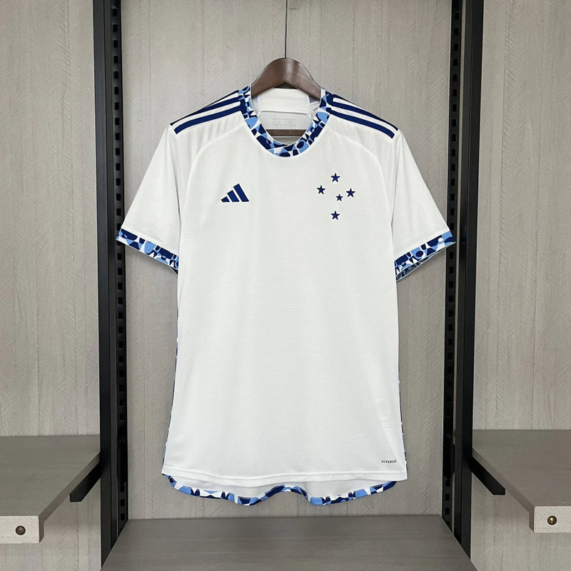 Camisa Cruzeiro Away 24/25 Adidas Torcedor Masculino - Branca
