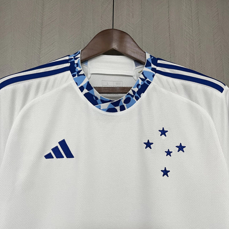 Camisa Cruzeiro Away 24/25 Adidas Torcedor Masculino - Branca