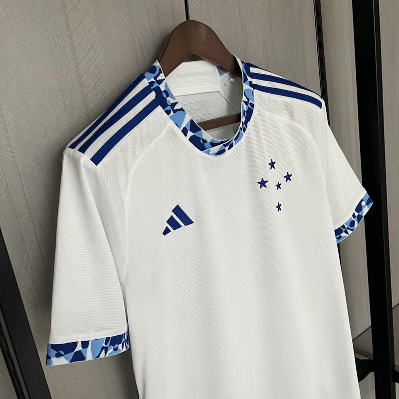 Camisa Cruzeiro Away 24/25 Adidas Torcedor Masculino - Branca