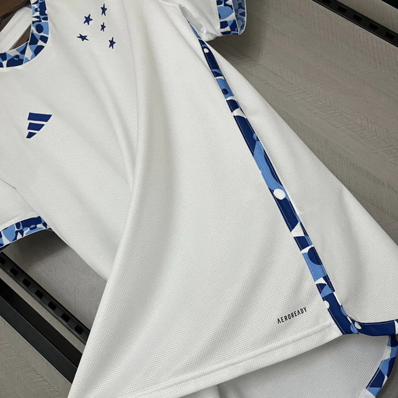 Camisa Cruzeiro Away 24/25 Adidas Torcedor Masculino - Branca