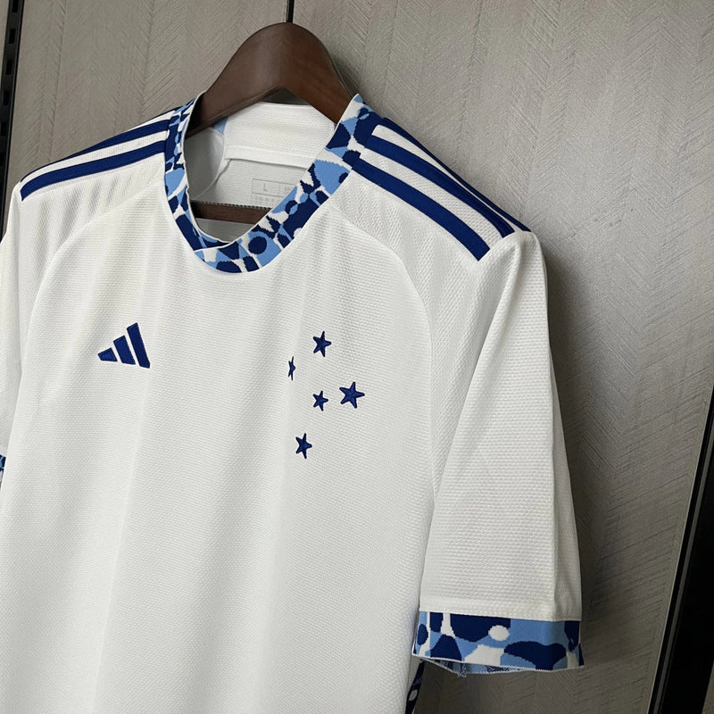 Camisa Cruzeiro Away 24/25 Adidas Torcedor Masculino - Branca