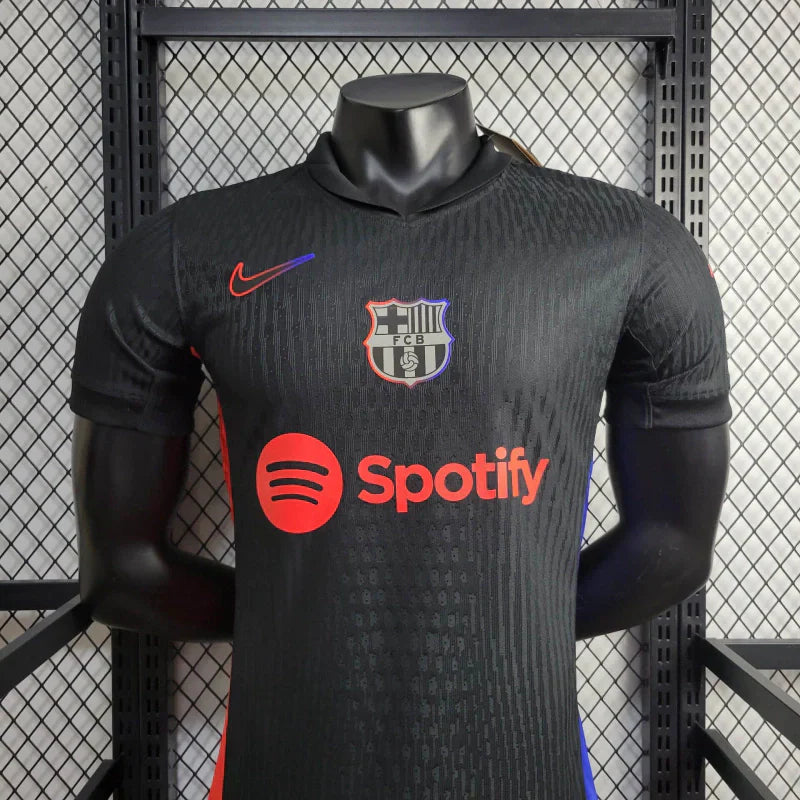 Camisa Barcelona II 24/25 Masculino Jogador Nike com Patch - Preta