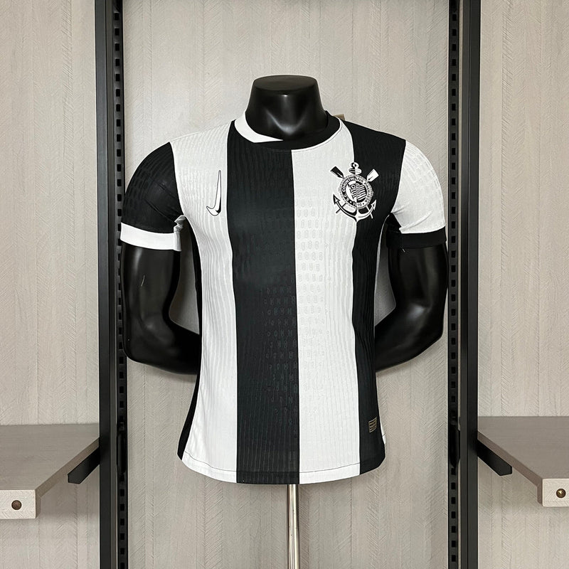 Camisa Corinthians Third 24/25 s/n° Nike Jogador Masculino - Branco e Preto