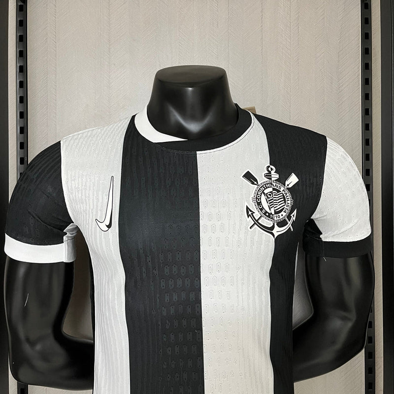Camisa Corinthians Third 24/25 s/n° Nike Jogador Masculino - Branco e Preto