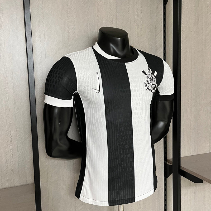 Camisa Corinthians Third 24/25 s/n° Nike Jogador Masculino - Branco e Preto