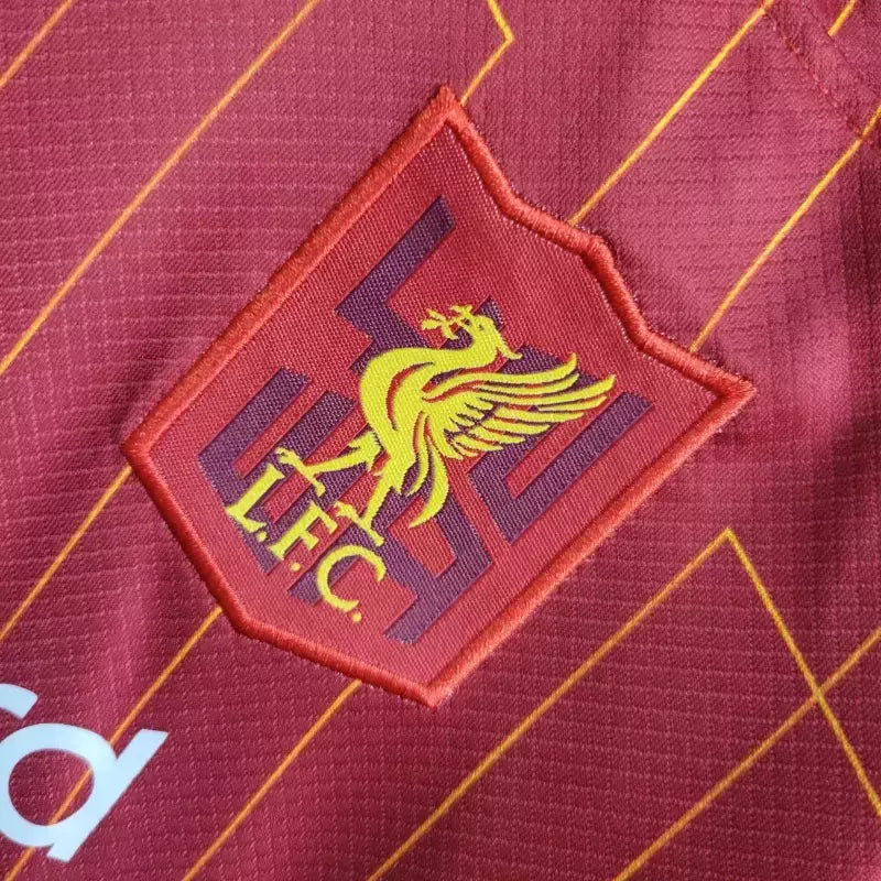 Conjunto Infantil Liverpool 24/25 Home Nike - Vermelho