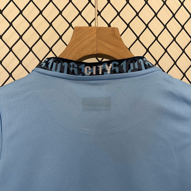 Conjunto Infantil Manchester City 24/25 Home Puma - Azul