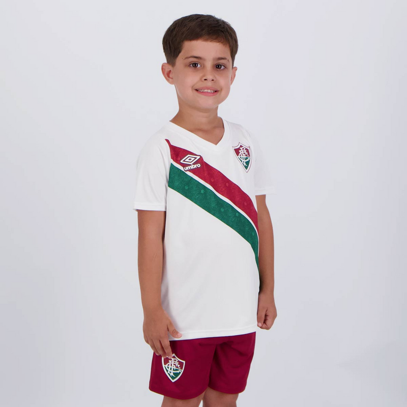 Kit Infantil Fluminense II 2024 - Umbro - Branco