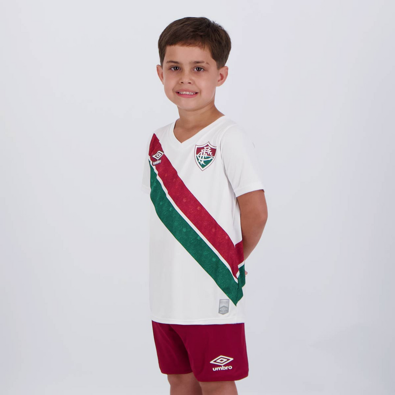 Kit Infantil Fluminense II 2024 - Umbro - Branco