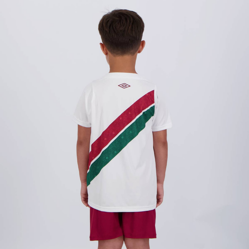 Kit Infantil Fluminense II 2024 - Umbro - Branco