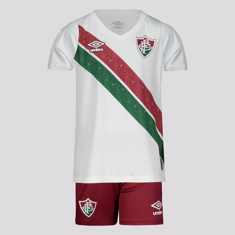 Kit Infantil Fluminense II 2024 - Umbro - Branco