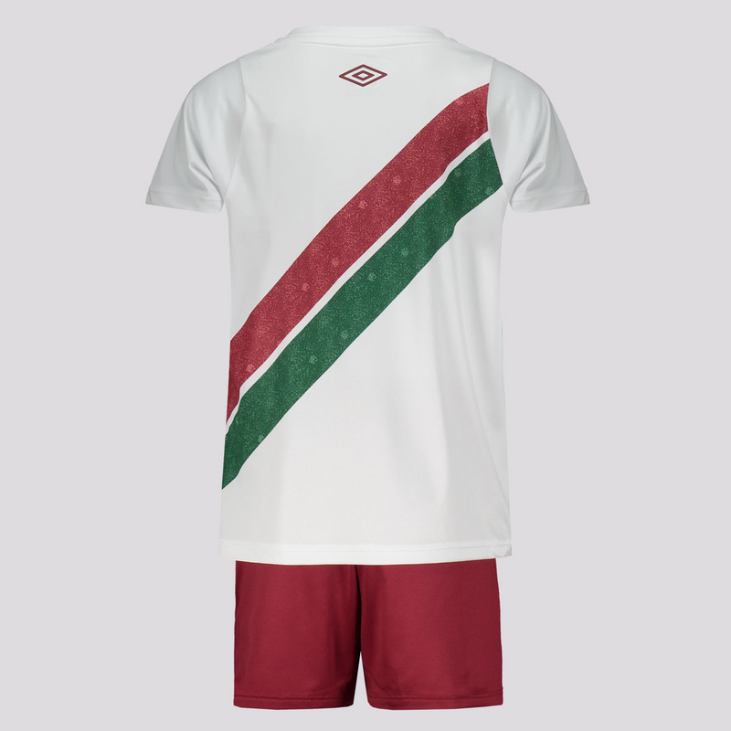 Kit Infantil Fluminense II 2024 - Umbro - Branco