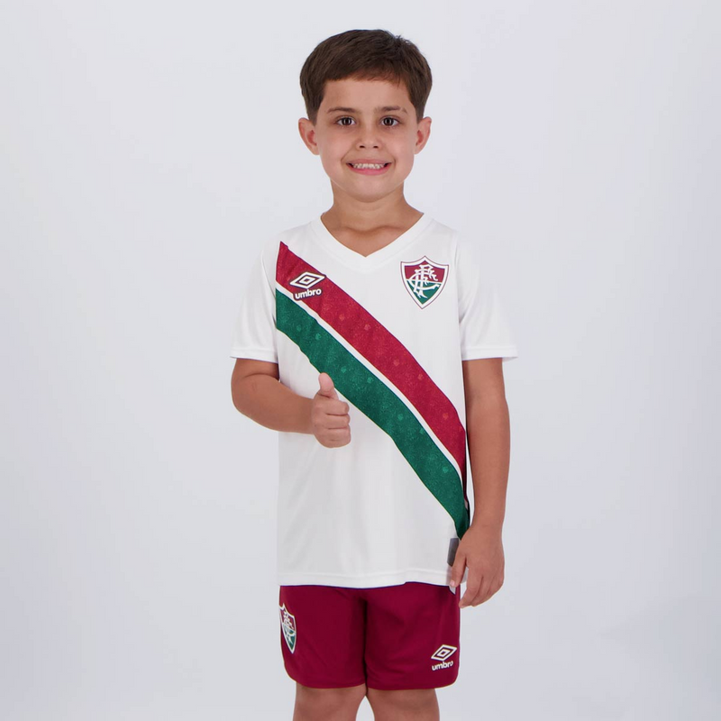 Kit Infantil Fluminense II 2024 - Umbro - Branco