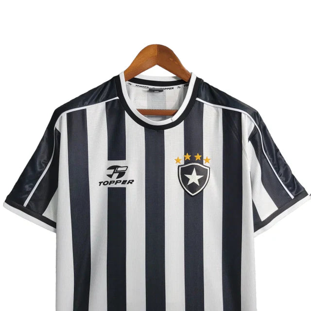 Camisa Botafogo l Retrô 99/00 Torcedor Masculina - Preta e Branca
