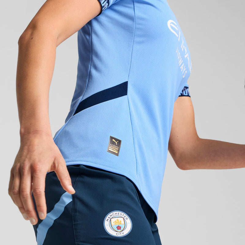 Camisa Manchester City Home 24/25 Puma Torcedor Feminina - Azul
