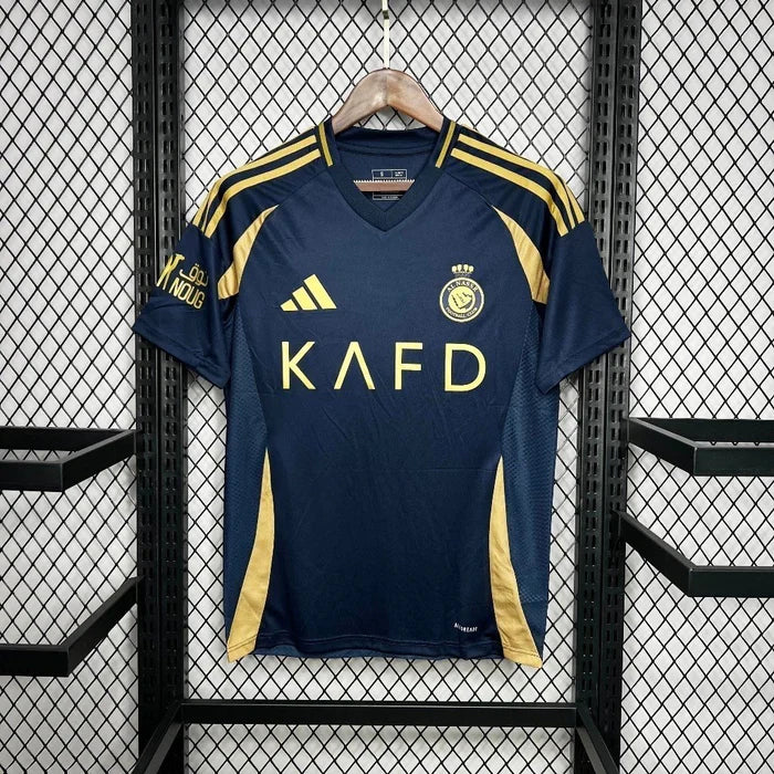 Camisa Al Nassr 24/25 Away Adidas Torcedor - Preta
