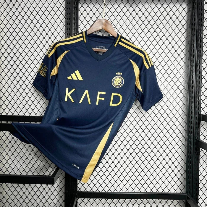 Camisa Al Nassr 24/25 Away Adidas Torcedor - Preta