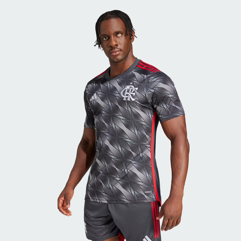 Camisa Flamengo Third 24/25 Torcedor - Vermelha e Preta
